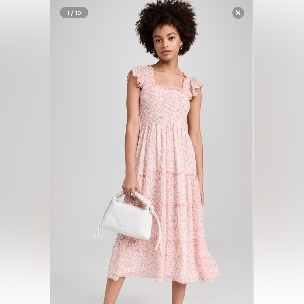 NWT Hill House Ellie Pink Pansy Floral